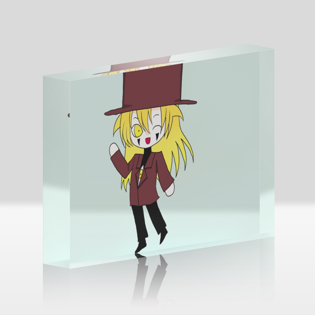 アレさんミニキャラアクリルブロッククリア