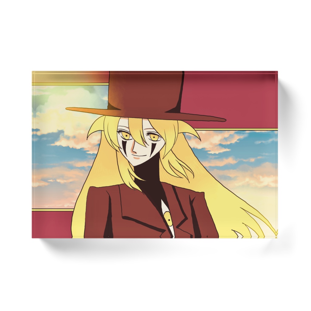 下坂アレハンドロアクリルブロック