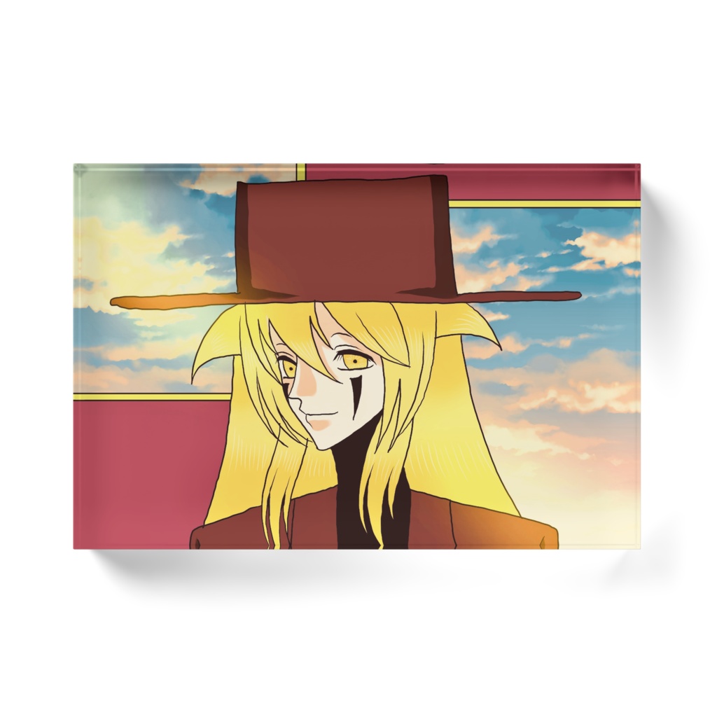 下坂アレハンドロアクリルブロック