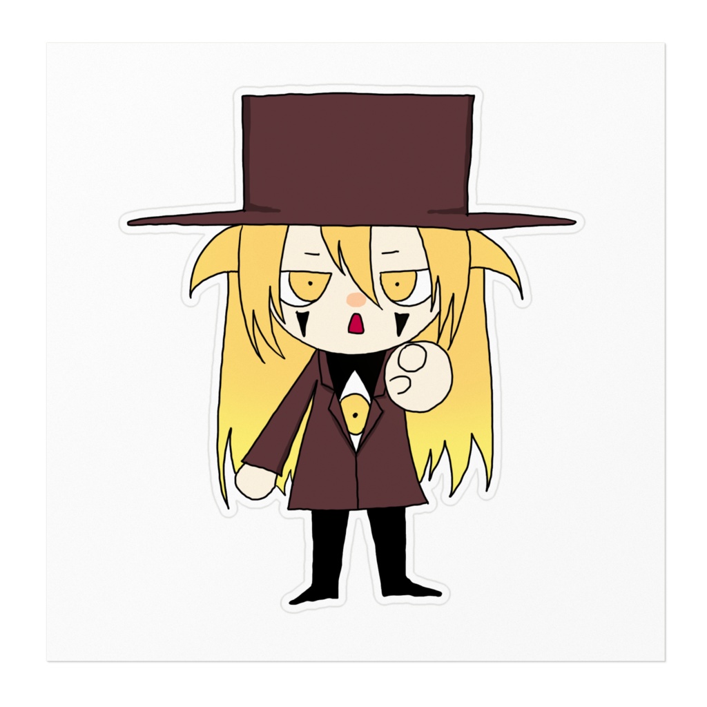 アレさんミニキャラステッカー