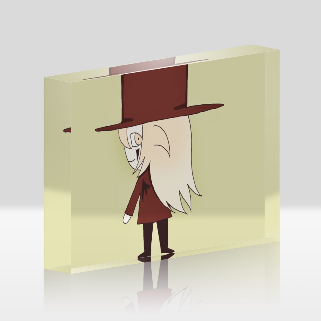 アレさんミニキャラアクリルブロッククリア