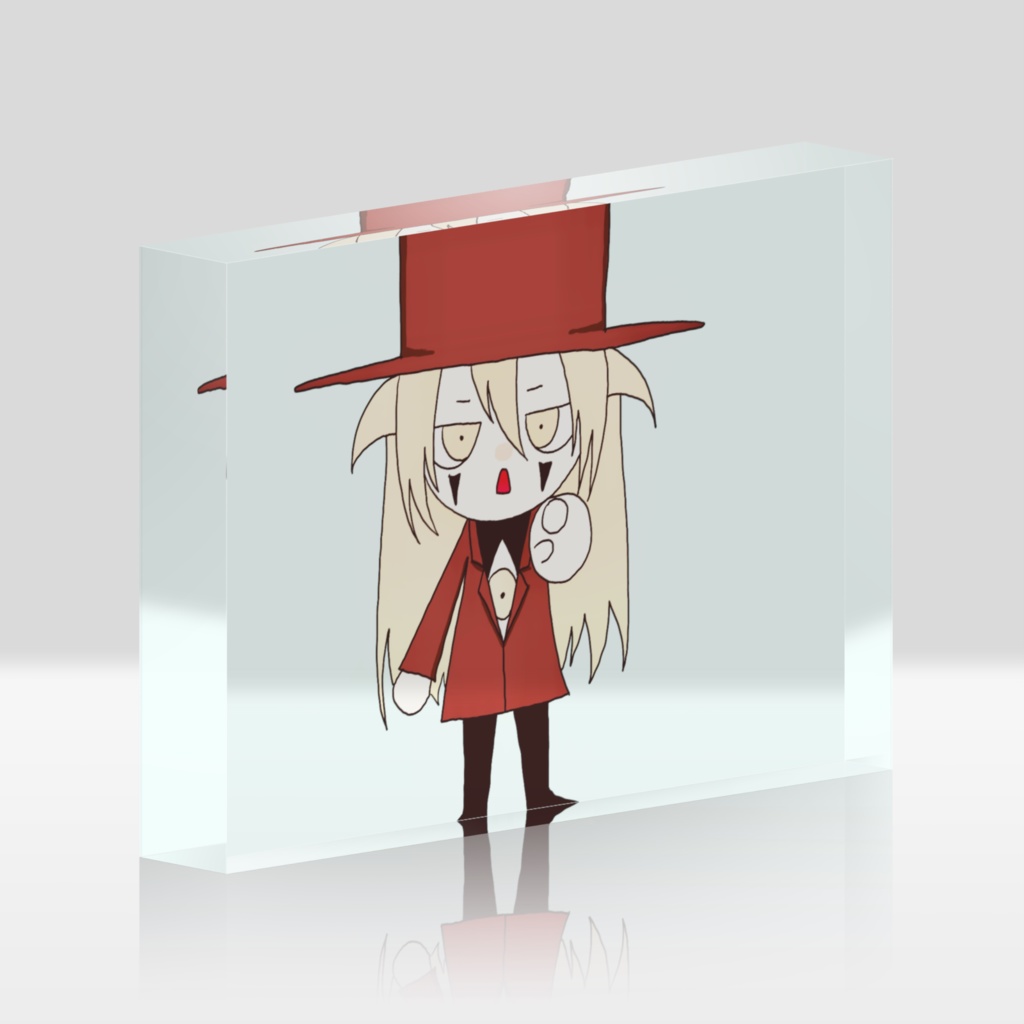 アレさんミニキャラアクリルブロッククリア