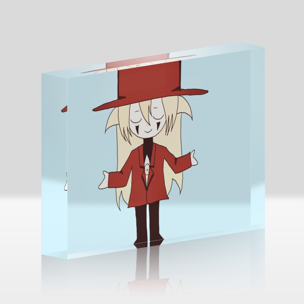 アレさんミニキャラアクリルブロッククリア