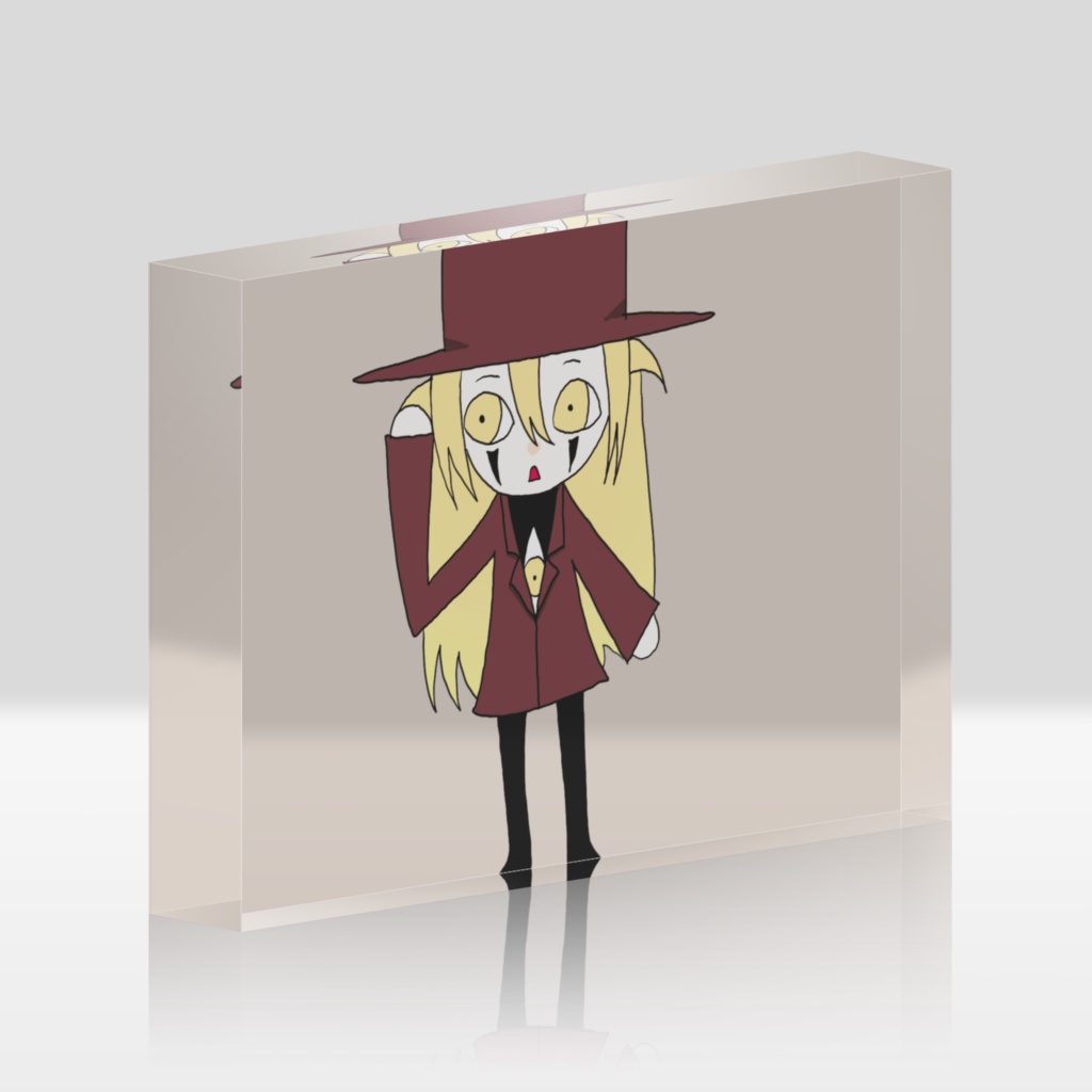 アレさんミニキャラアクリルブロッククリア