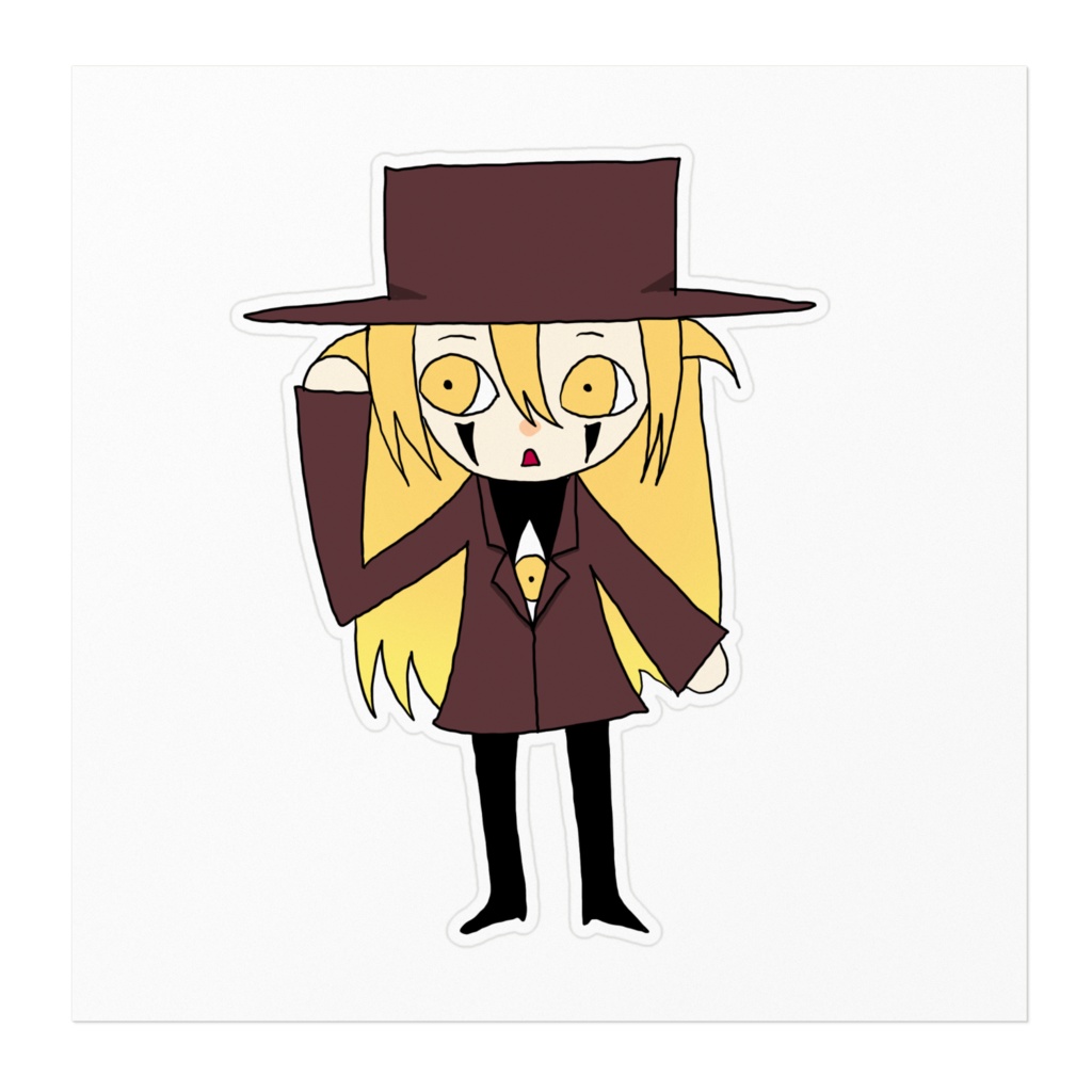 アレさんミニキャラステッカー