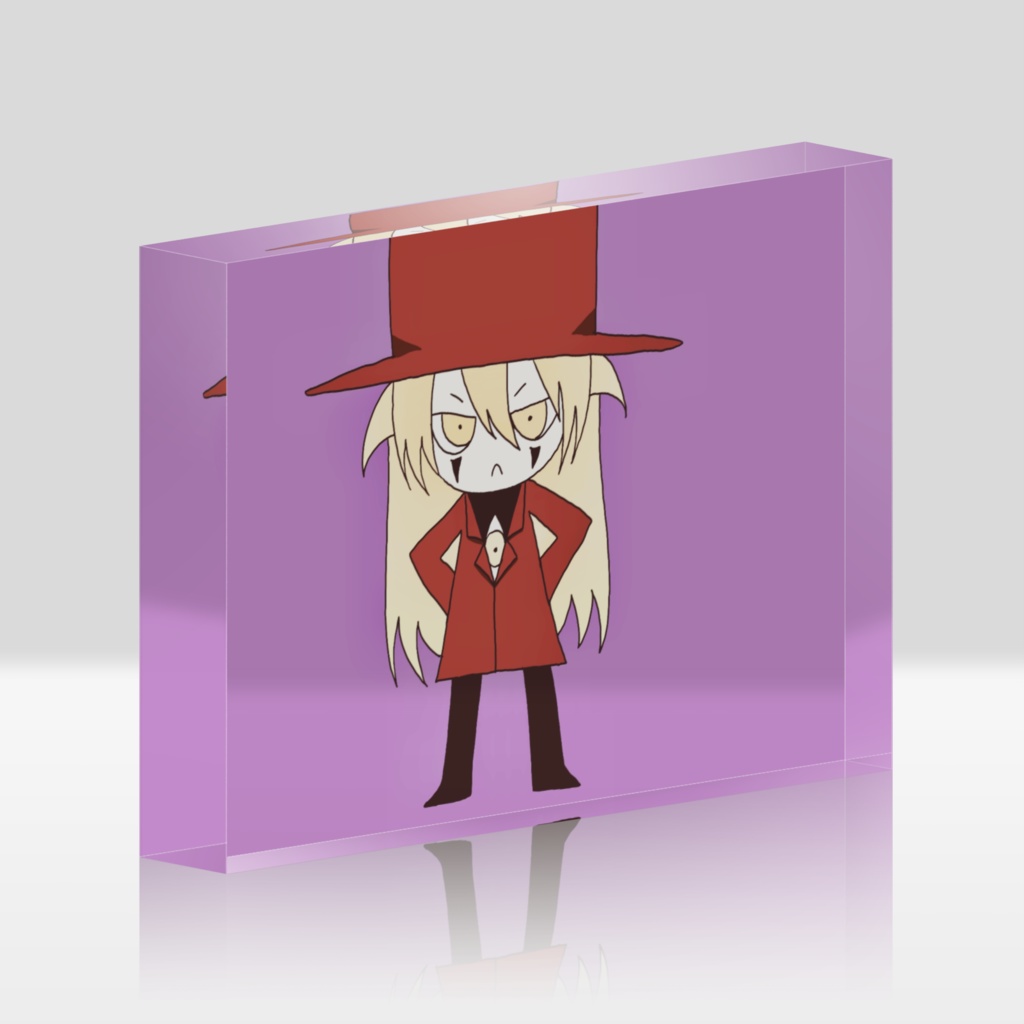 アレさんミニキャラアクリルブロッククリア