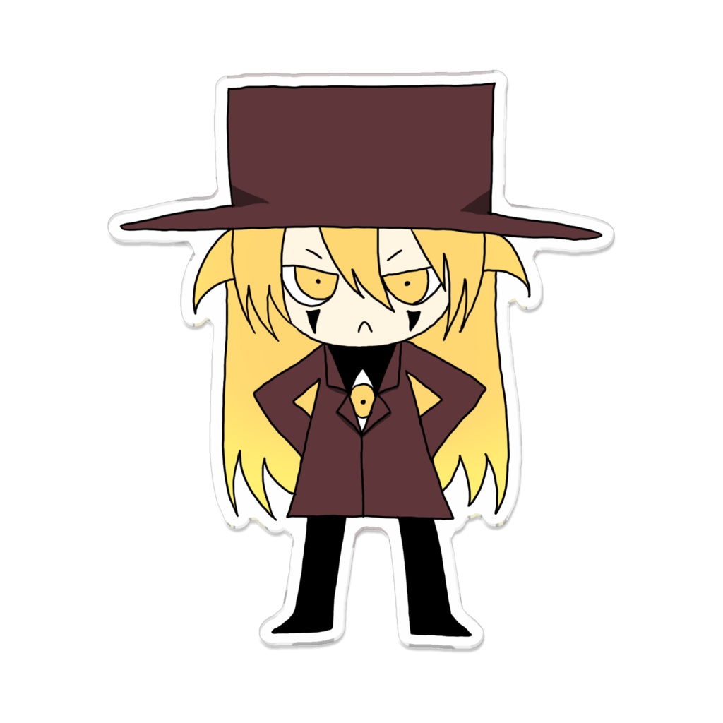 アレさんミニキャラアクリルバッジ