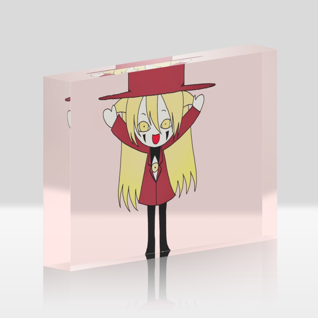 アレさんミニキャラアクリルブロッククリア