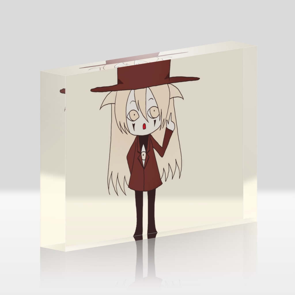 アレさんミニキャラアクリルブロッククリア