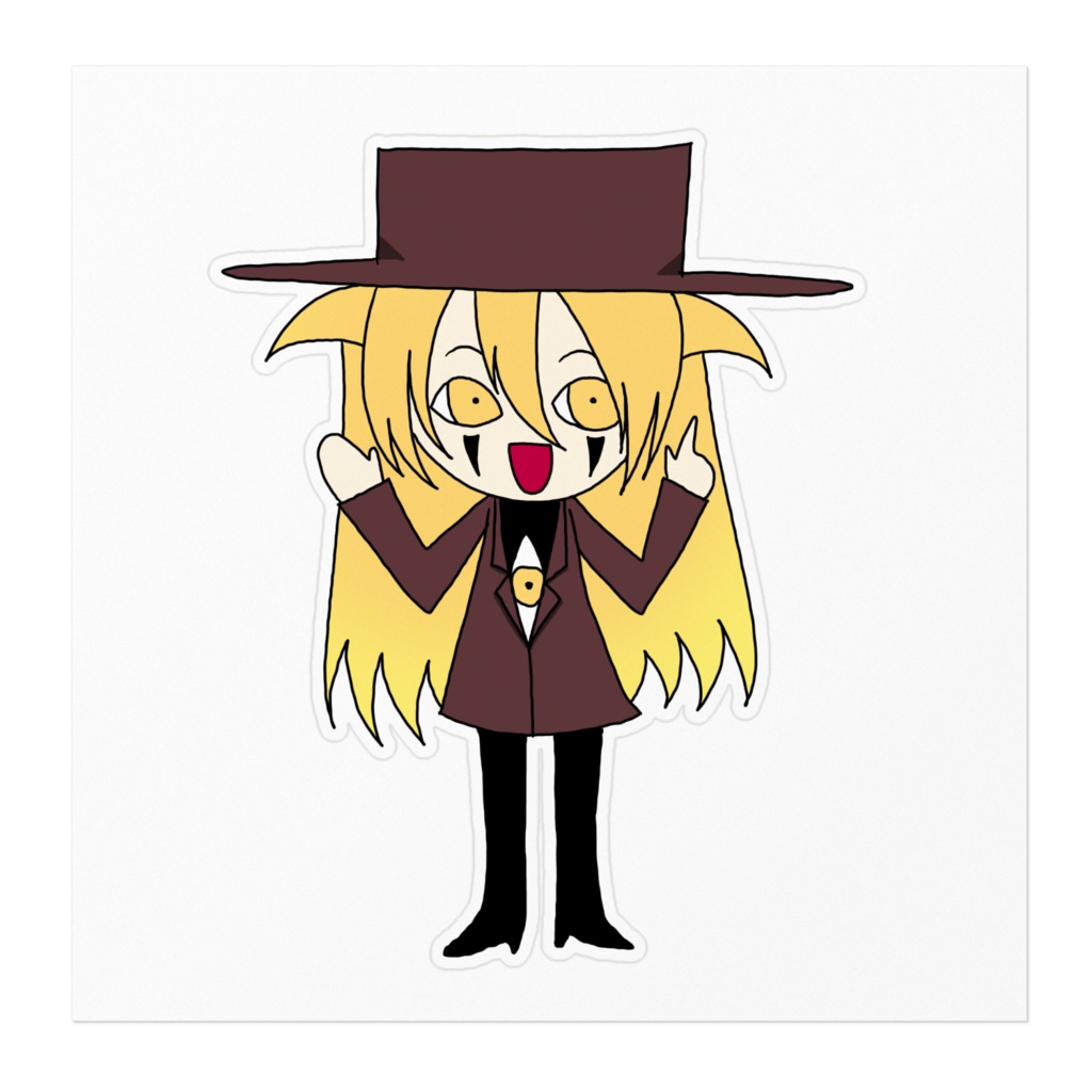 アレさんミニキャラステッカー