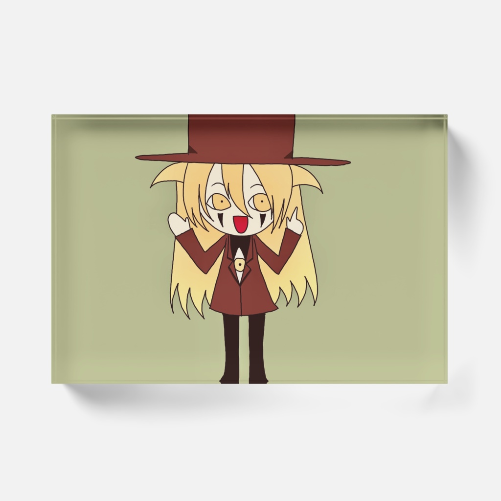 アレさんミニキャラアクリルブロッククリア