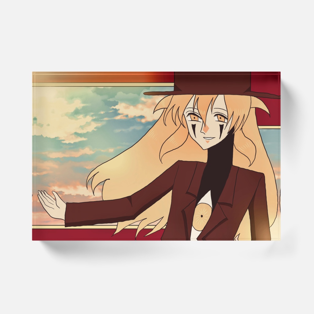 下坂アレハンドロアクリルブロッククリア