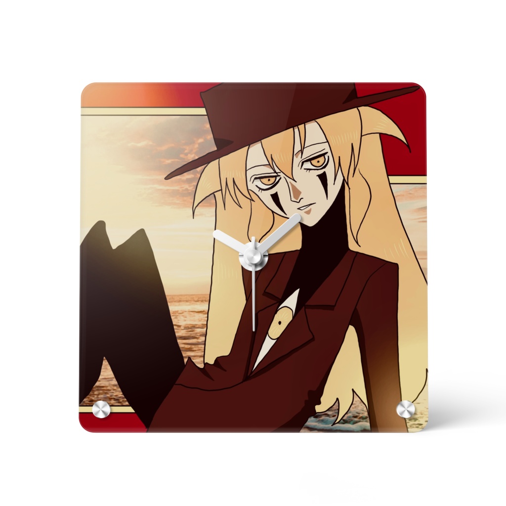 アレさんアクリル時計