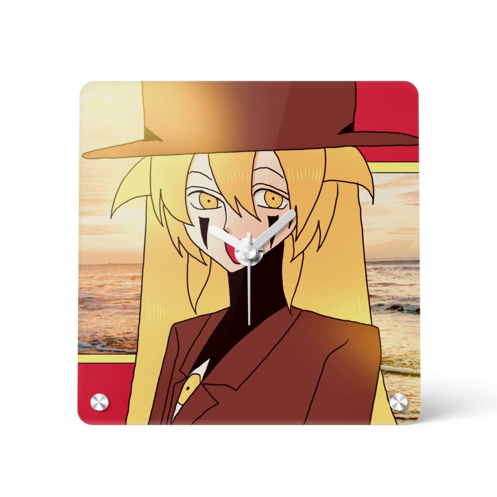 アレさんアクリル時計