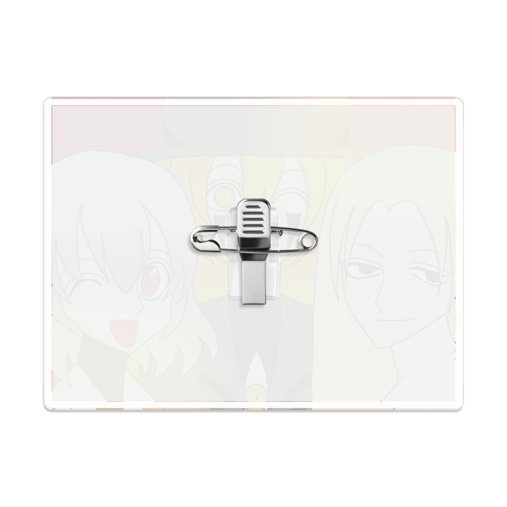 いつ巡6周年記念絵アクリルバッジ