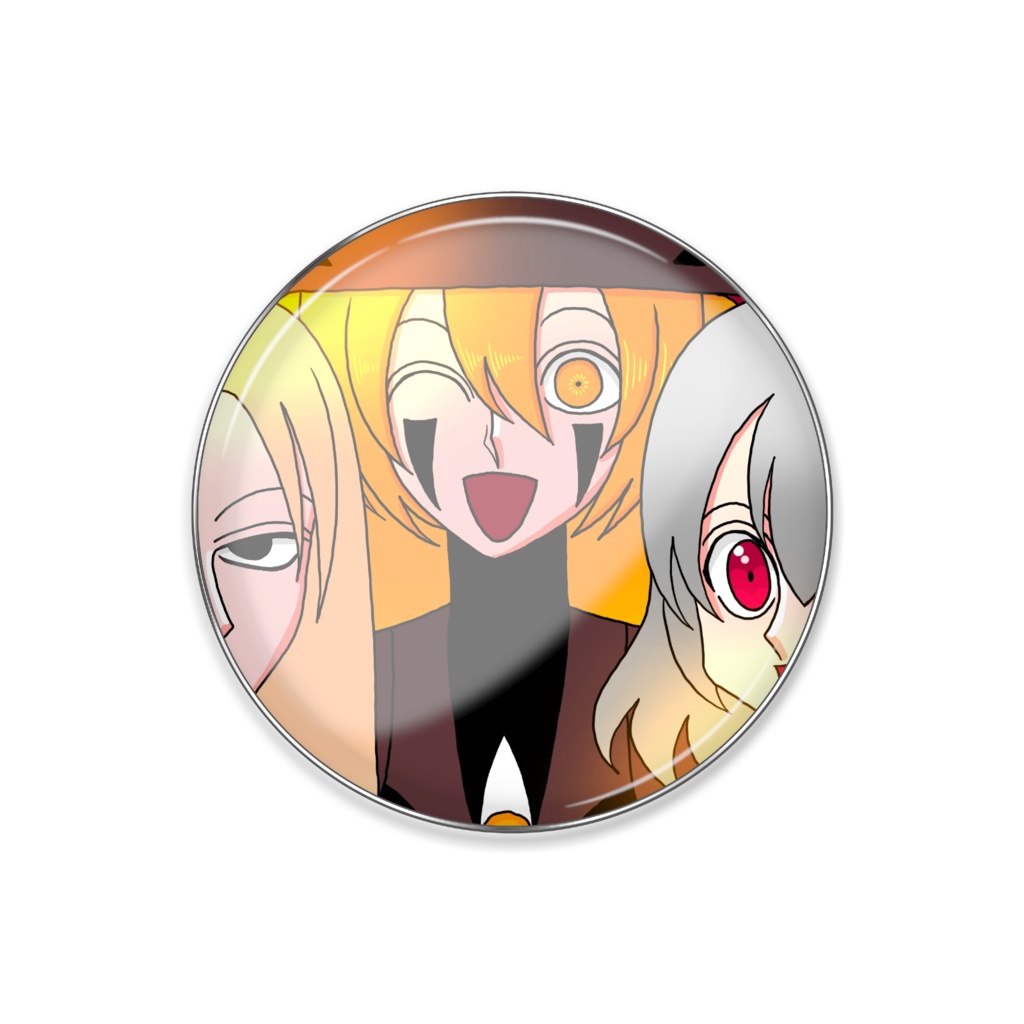 いつ巡6周年記念絵ピンバッジ