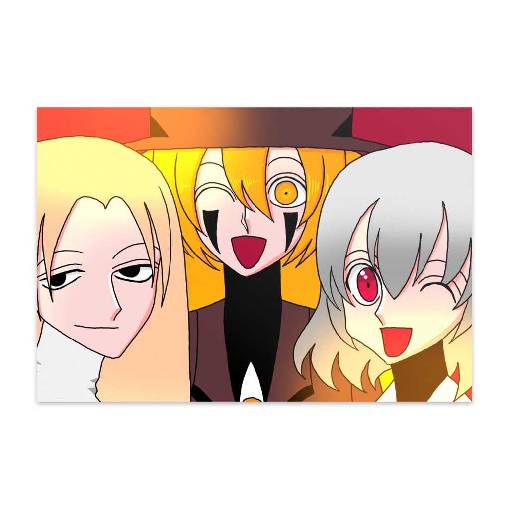 いつ巡6周年記念絵ポストカード10枚セット