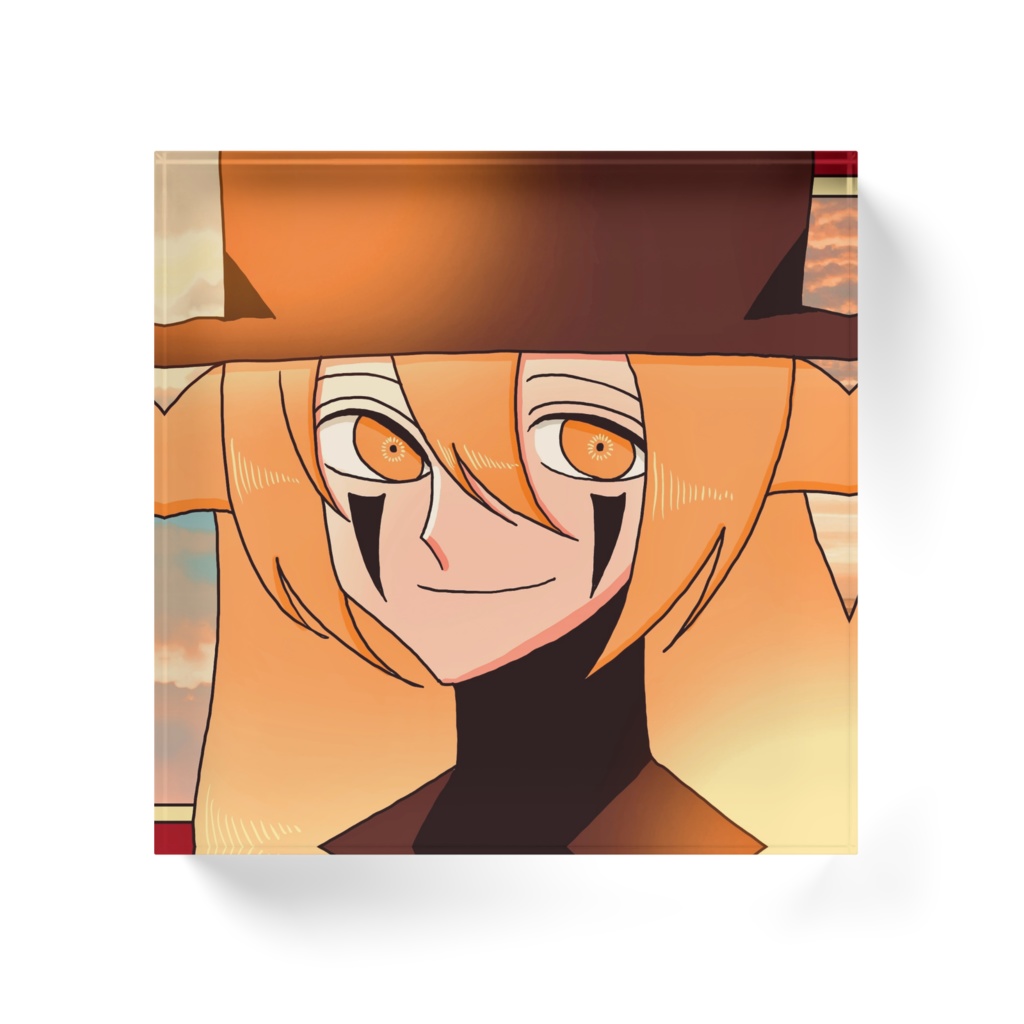 アレさんアクリルブロックスクエアクリア