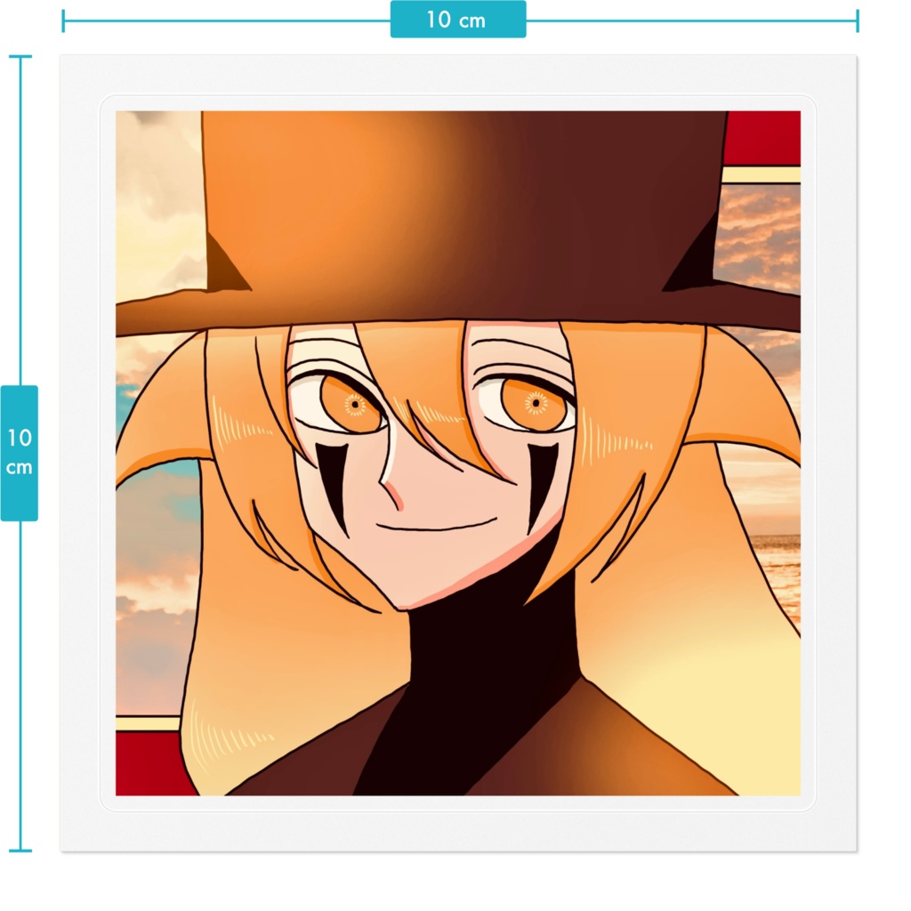 アレさんステッカークリア