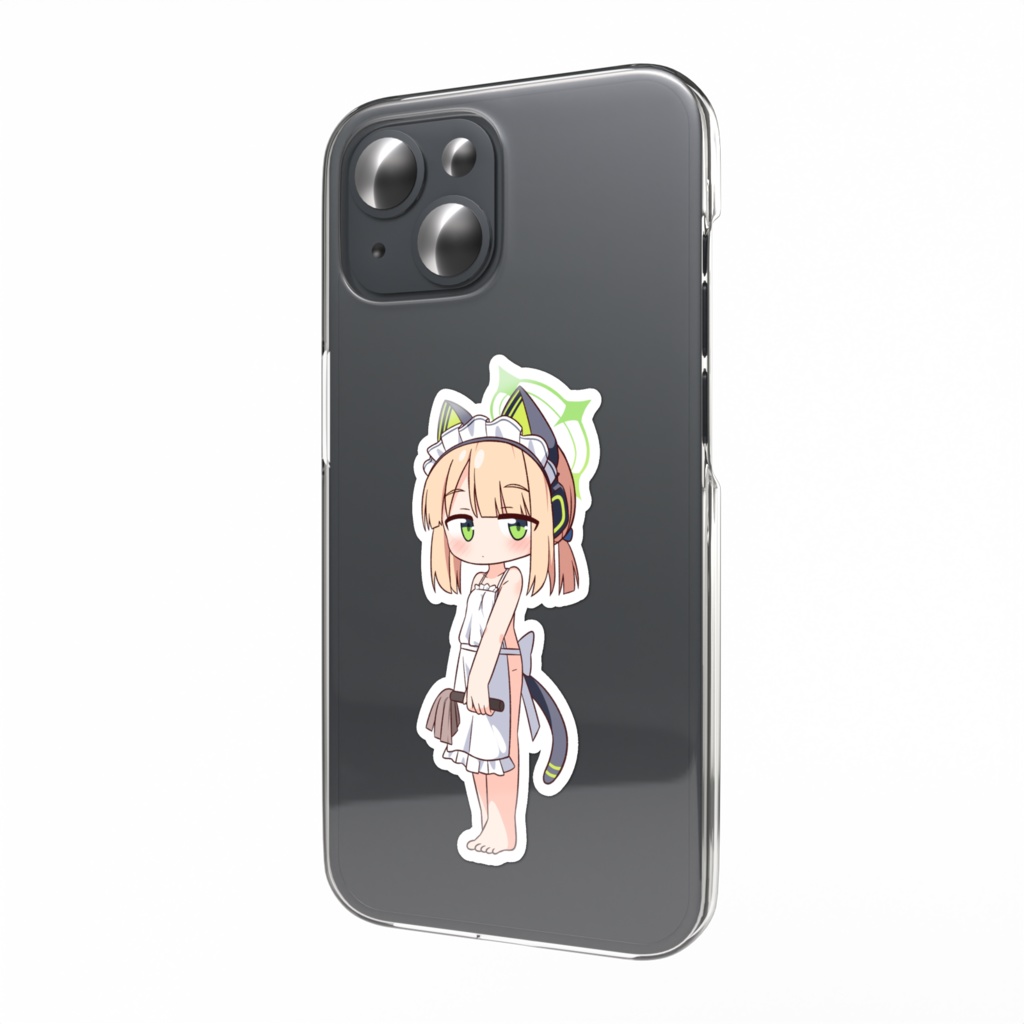 布が少ないメイドミドリのステッカー