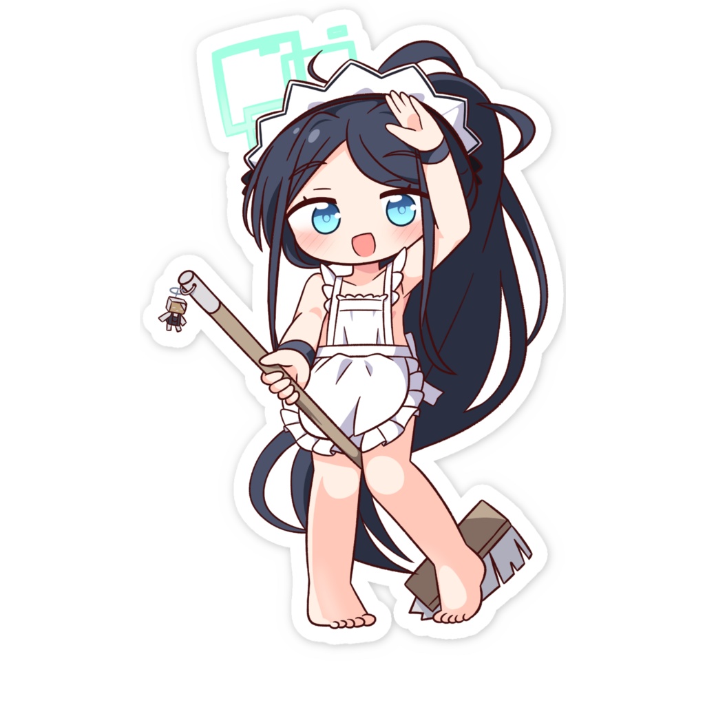 布が少ないメイドアリスのステッカー