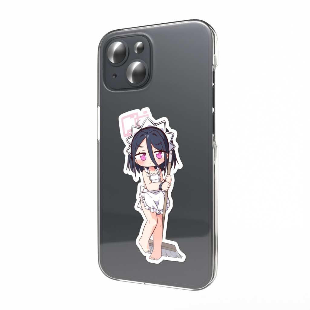 布が少ないメイド短髪ケイのステッカー