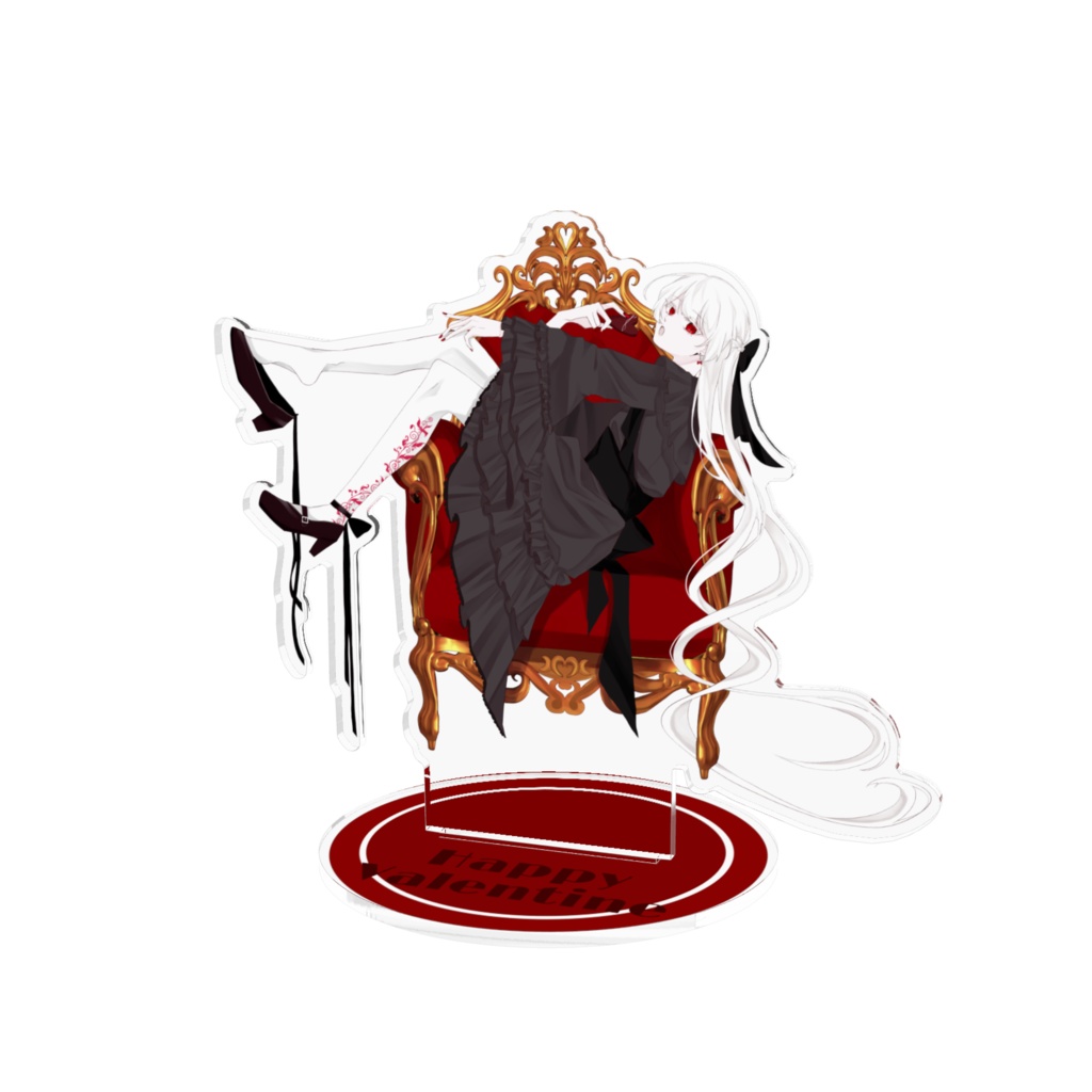 【バレンタイン限定】霞蒼アクリルスタンド（16mm）