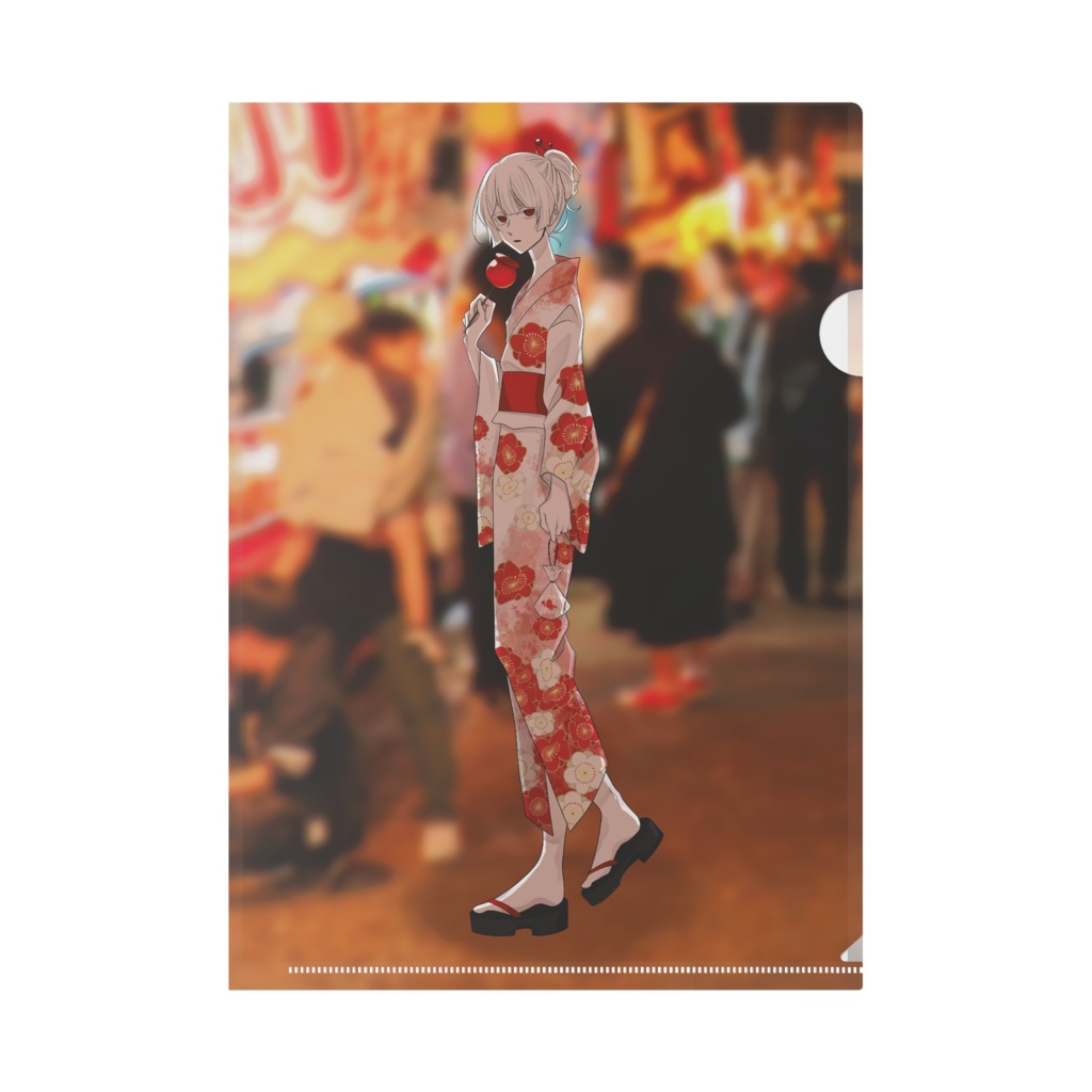 霞蒼夏祭りA4クリアファイル