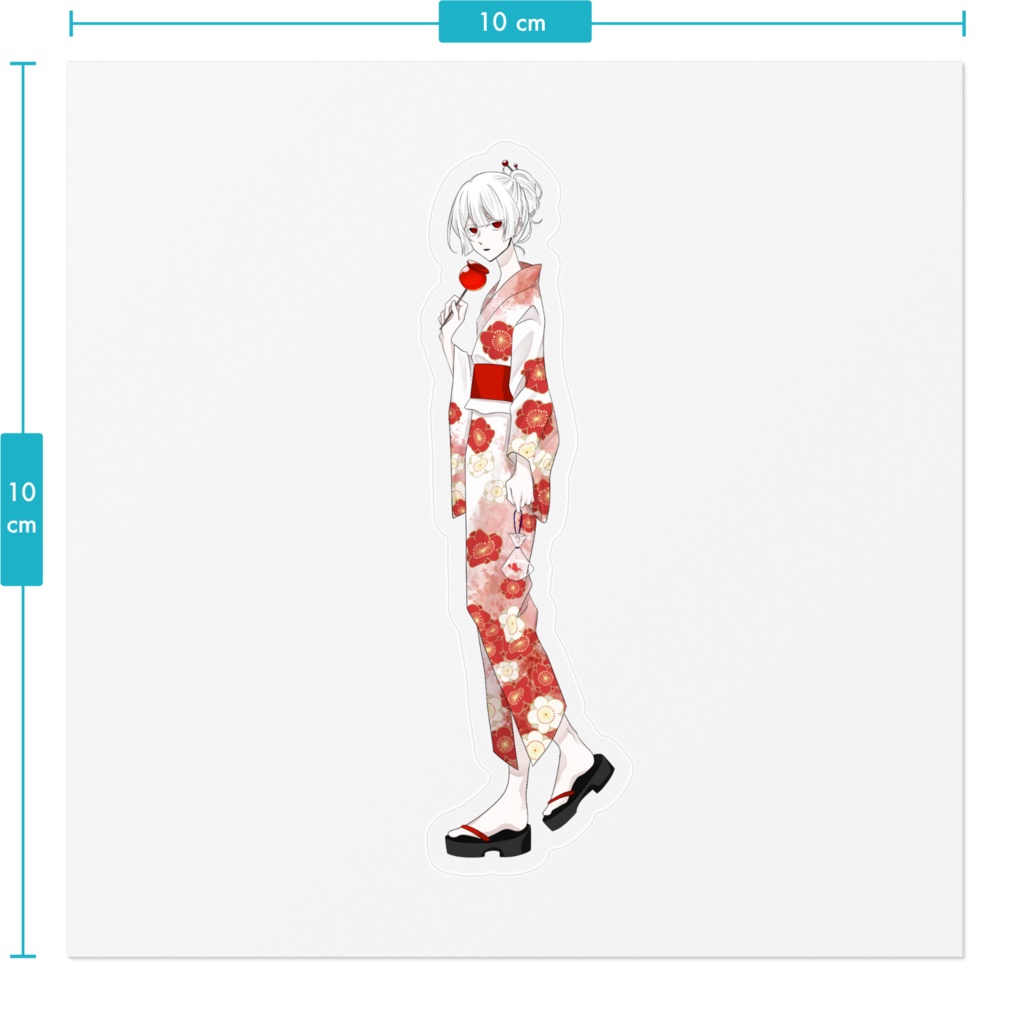 霞蒼夏祭りステッカー