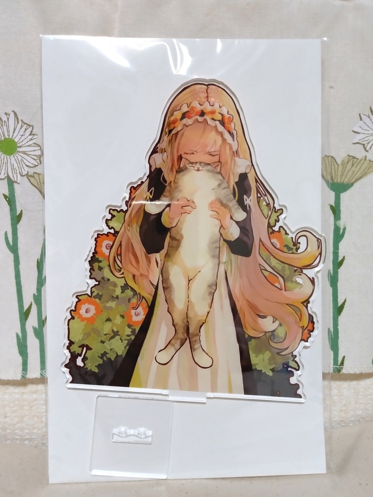 【SALE】猫吸いメイド ビックアクリルスタンド