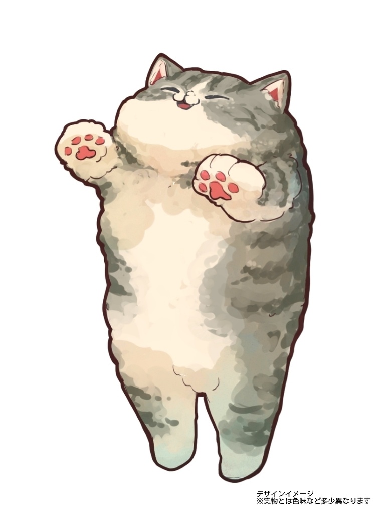 もふもふねこ アクリルキーホルダー