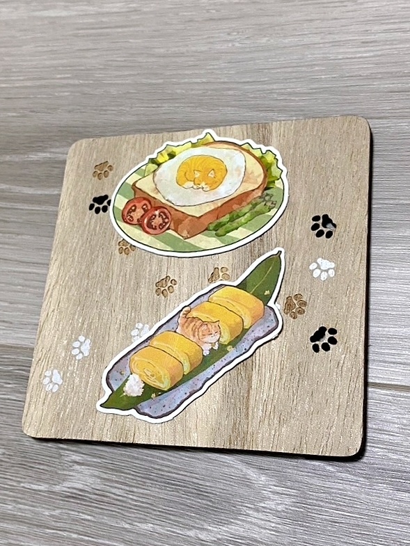 ねこねこシール