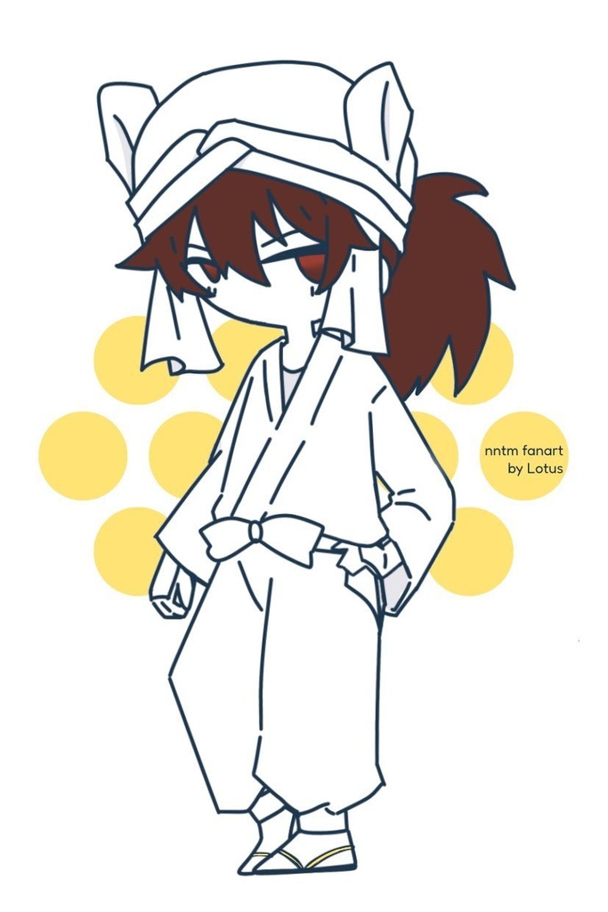 はちふわてんのダイカットステッカー