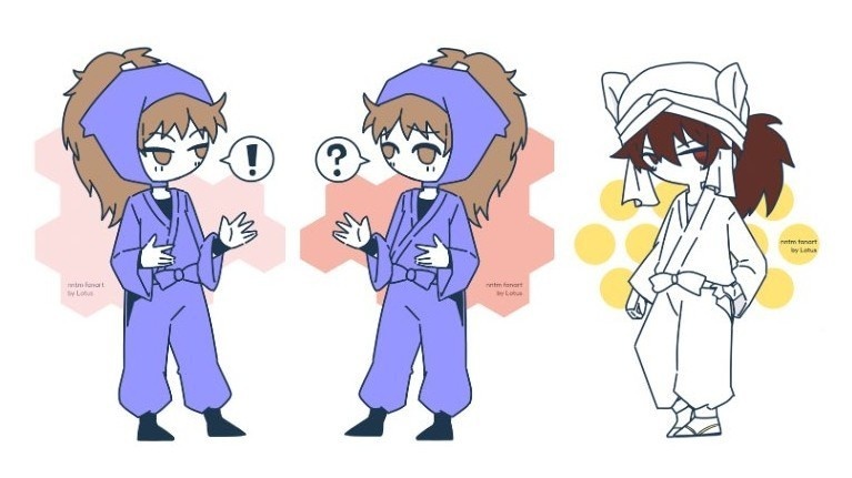 はちふわてんのダイカットステッカー