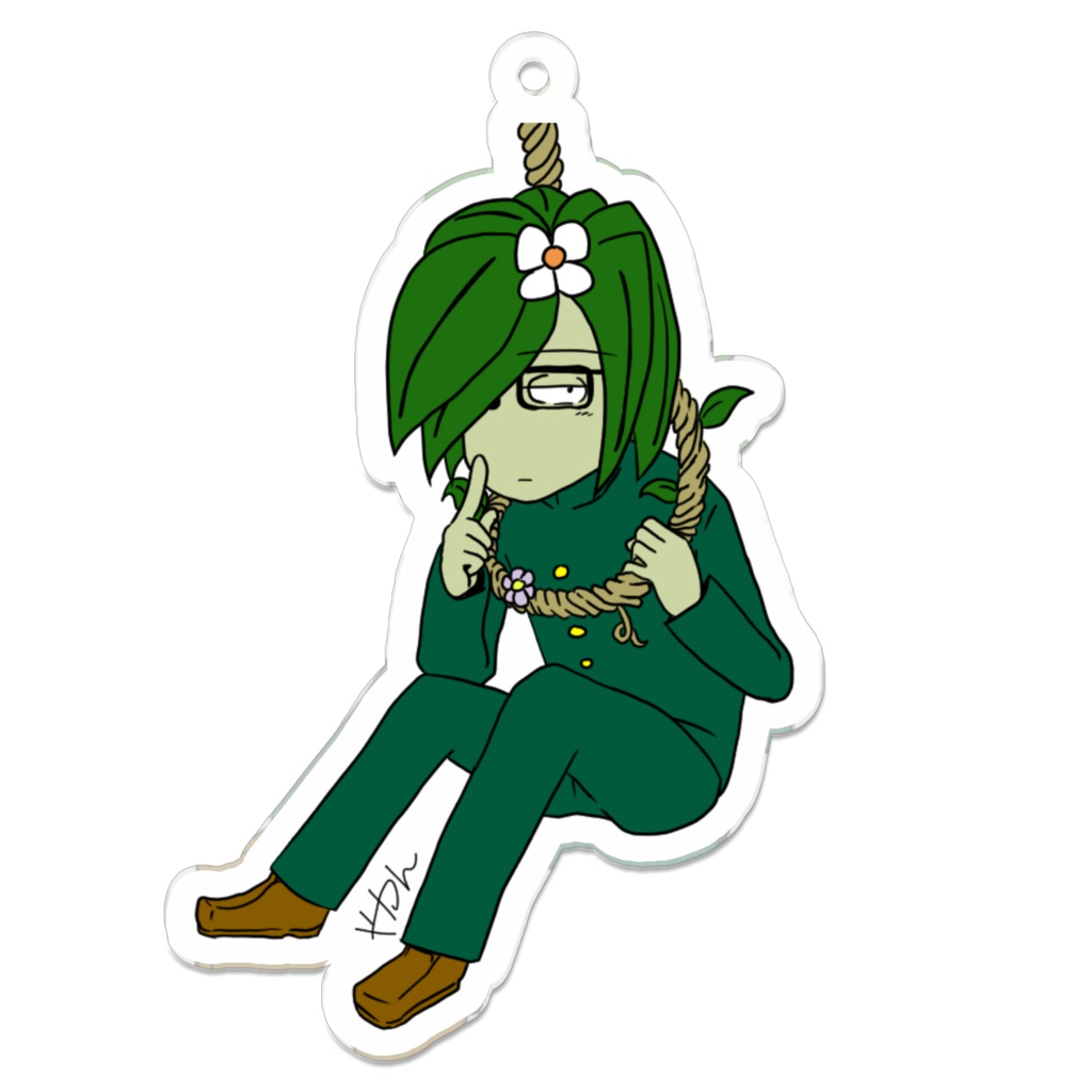 【アクリルキーホルダー】町内のあま〜いうわさ 高菜:こんな僕を見ても何も言わないで下さい。