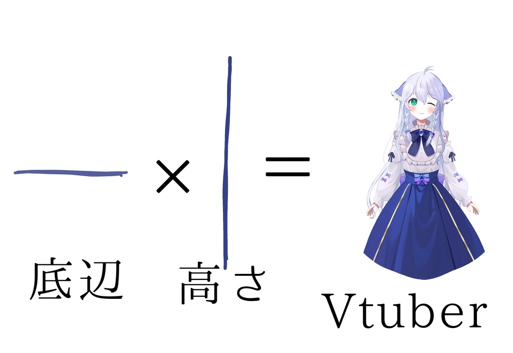 【無料！】底辺×高さ=Vtuber GB動画素材