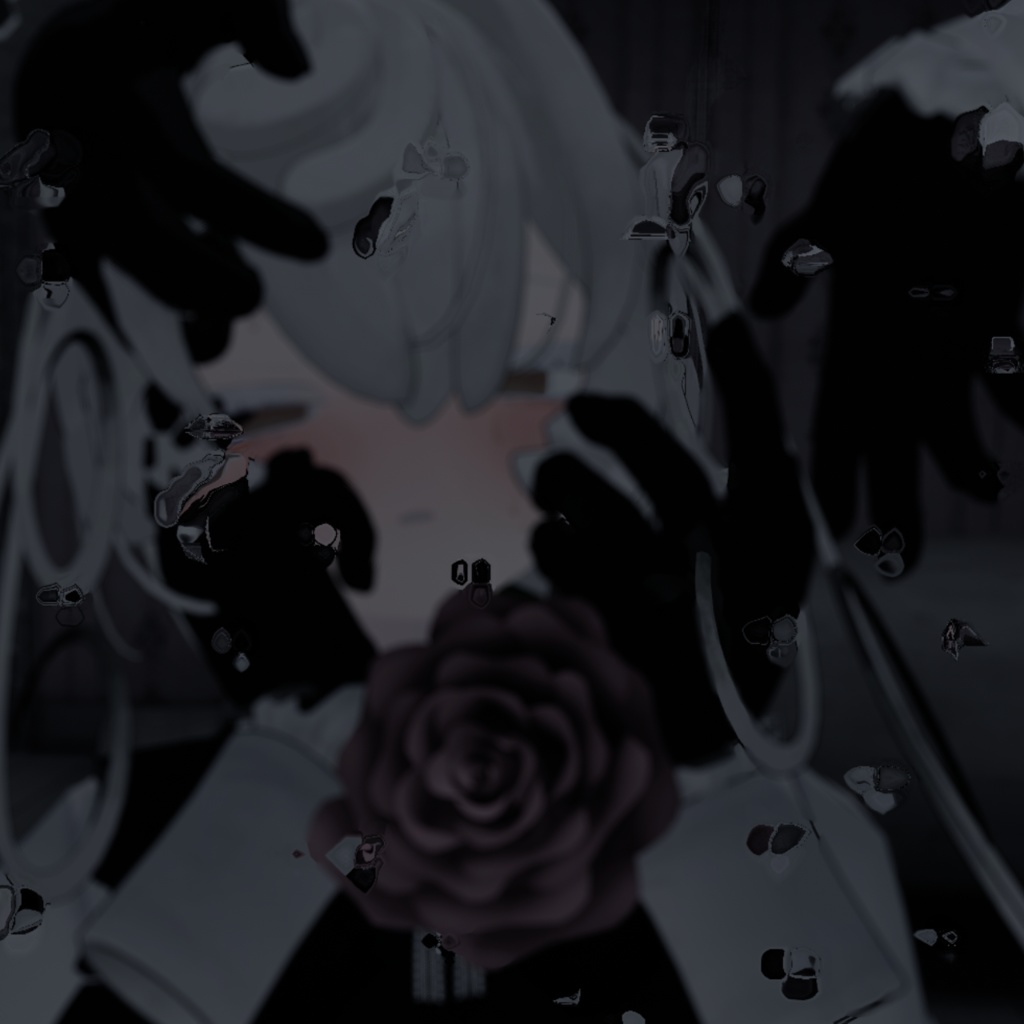 照れ赤面&下まつげテクスチャ