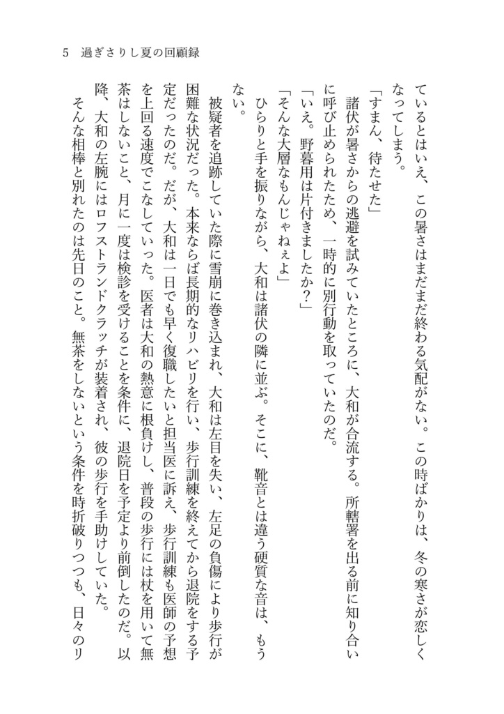 過ぎさりし夏の懐古録