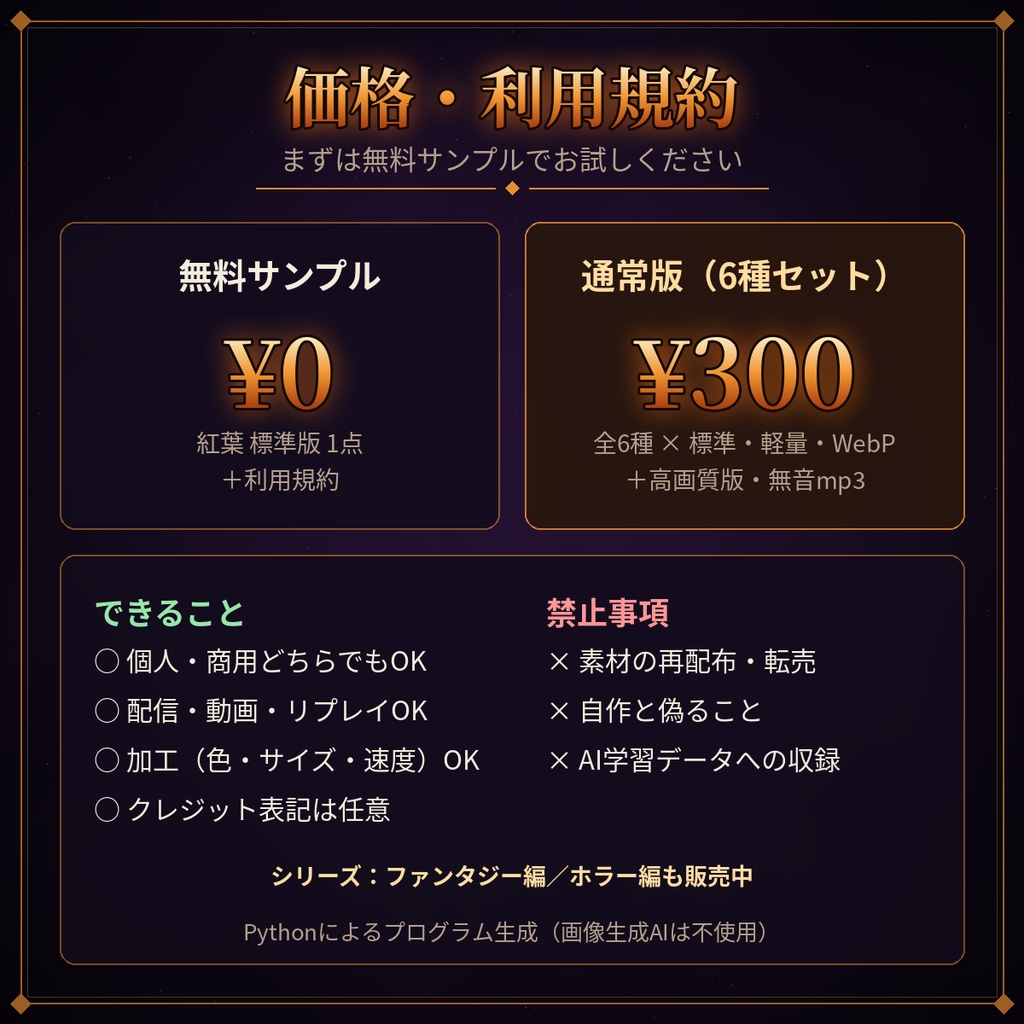 【ココフォリア対応】ハロウィン演出 透過APNG 6種|こうもり・鬼火・紅葉・満月・蜘蛛の巣・Trick or Treat