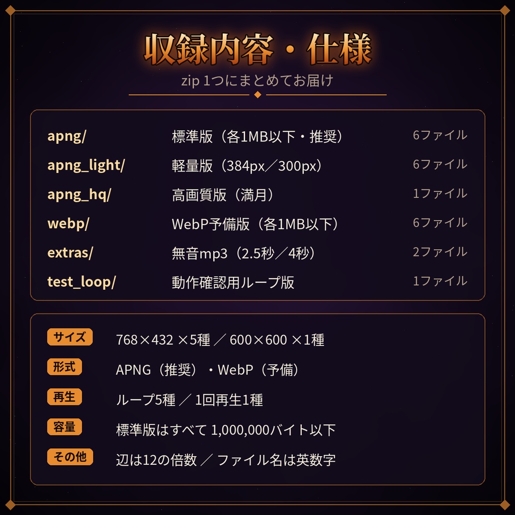 【ココフォリア対応】ハロウィン演出 透過APNG 6種|こうもり・鬼火・紅葉・満月・蜘蛛の巣・Trick or Treat