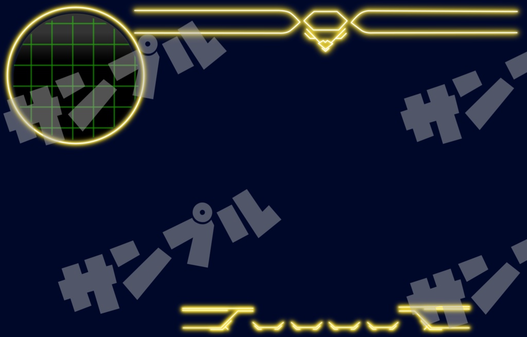 【配信】サイバーパンクなVALORANTオーバーレイ