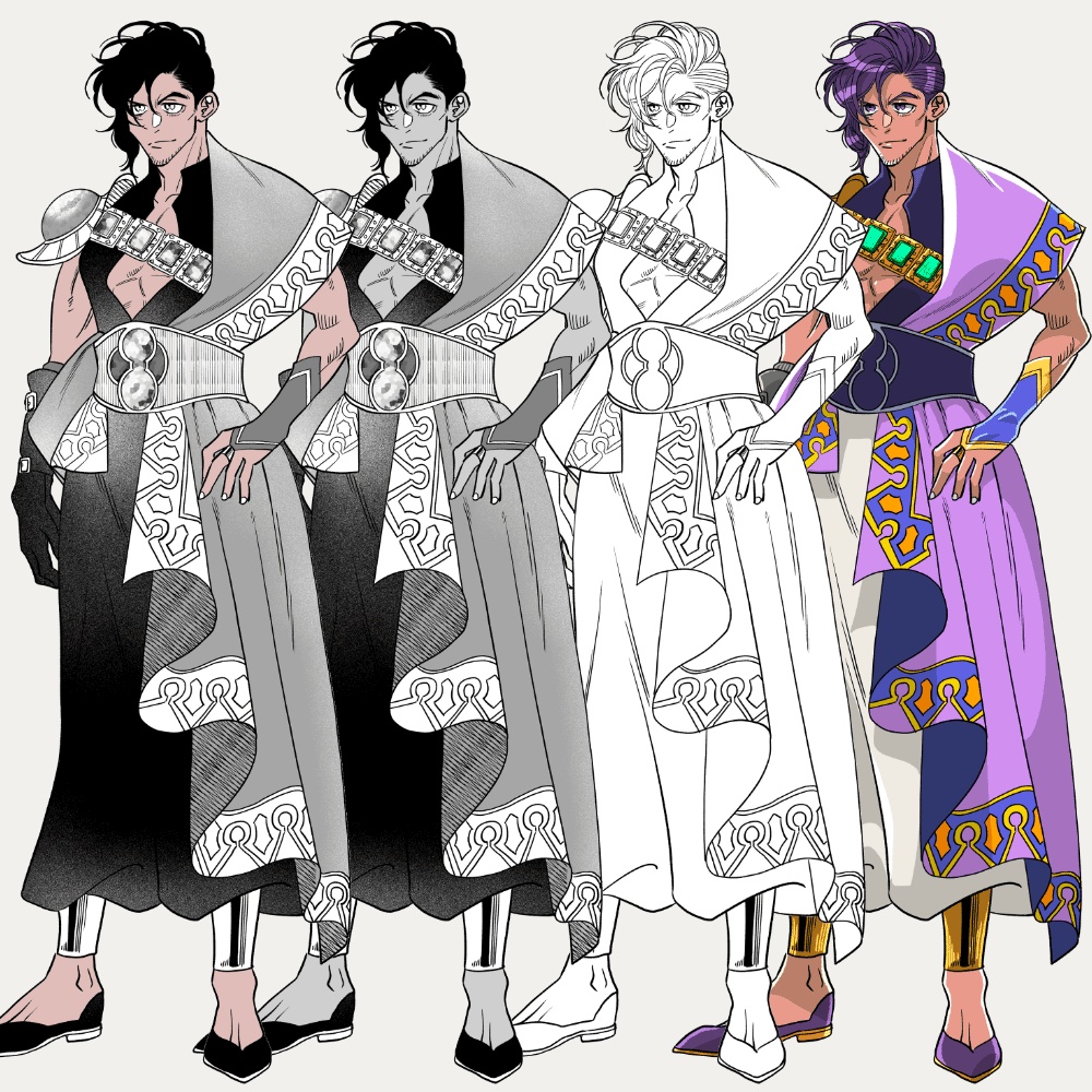 砂漠のタレ目オジさん（立ち絵）