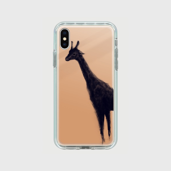 #映せ世界 ケース 「キリン」 (iPhone7、8)