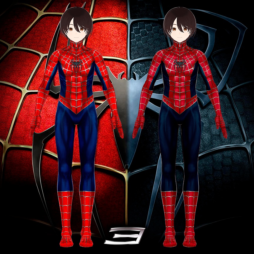 ใVRoidใMale Ver. Spider-Man Costume โฆSpider-Man Raimi Trilogyโฆ