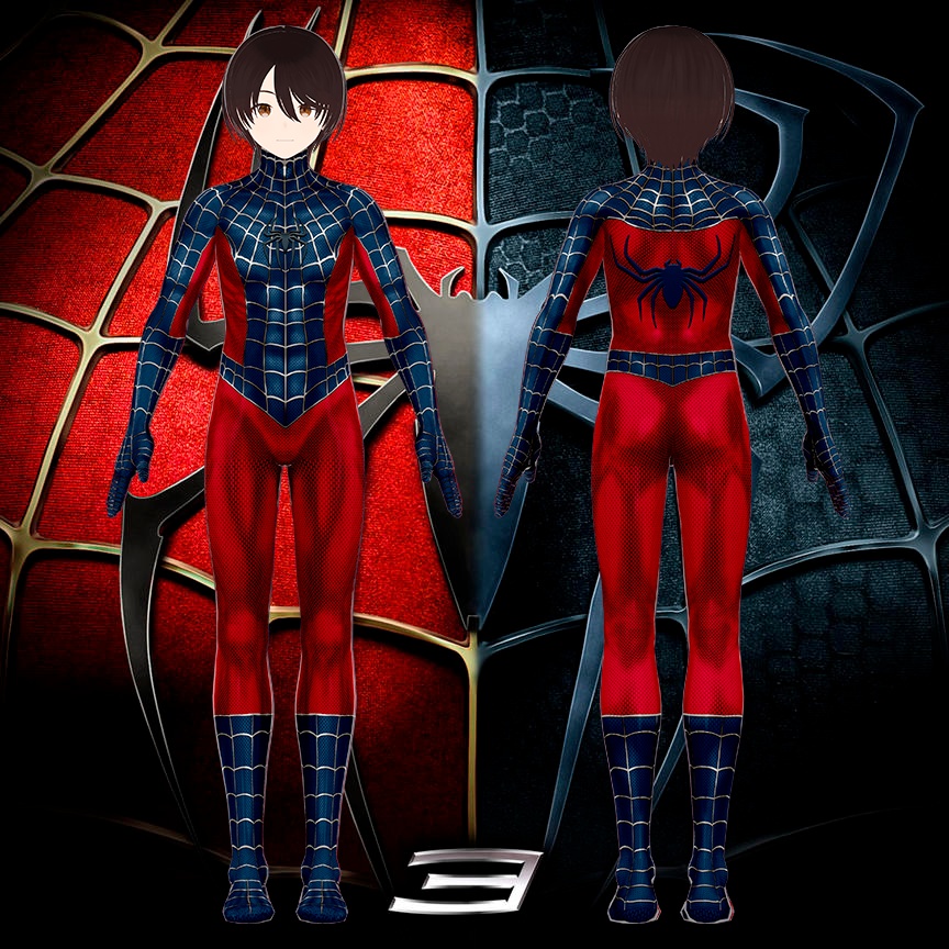 ใVRoidใMale Ver. Spider-Man Costume โฆSpider-Man Raimi Trilogyโฆ