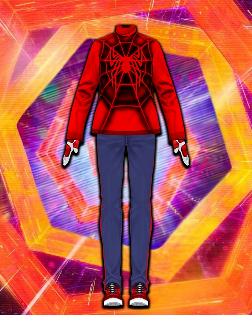 【VRoid】[UNISEX] Human Spider Costume Spider-Man Raimi Trilogy ...