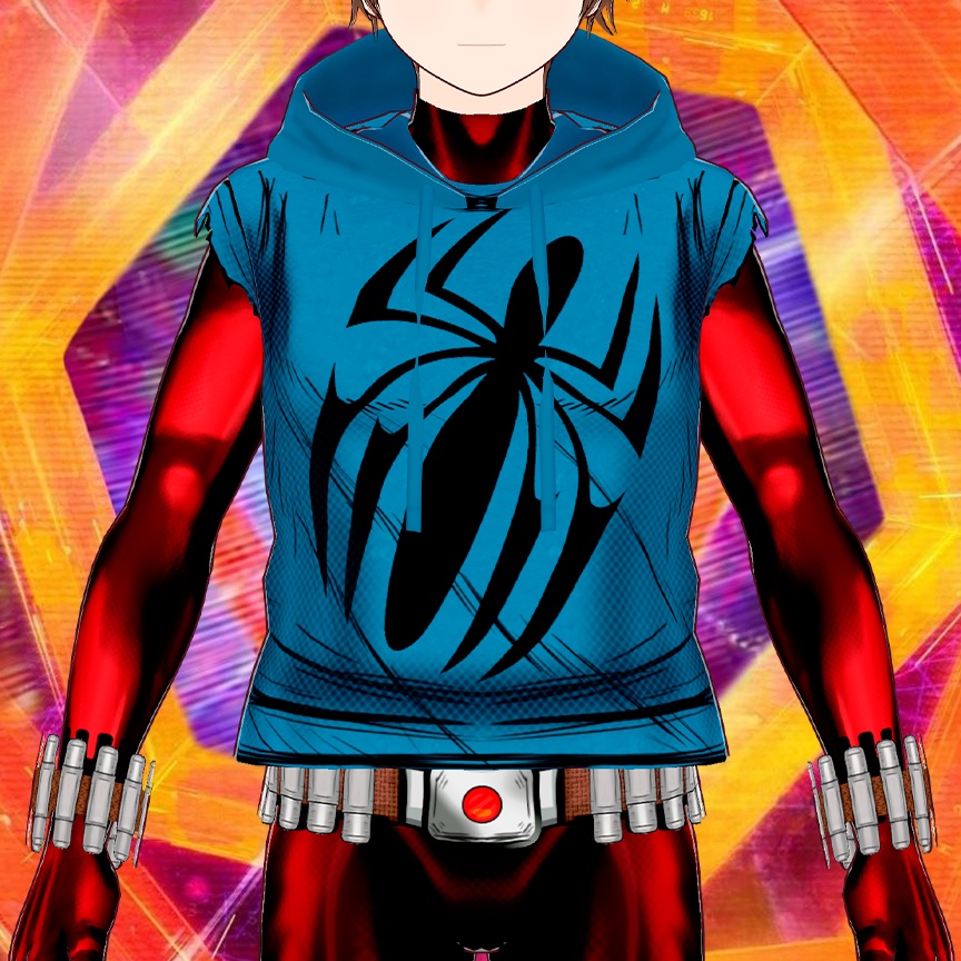 【VRoid】[UNISEX] Scarlet Spider Costume 