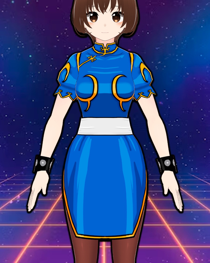 【VRoid】Chun Li Classic Costume ✦Street Fighter✦