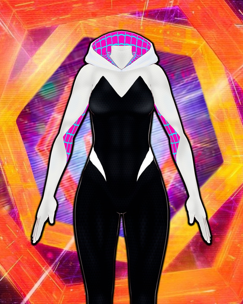 【VRoid】 Spider-Gwen Into The Spider-Verse Costume