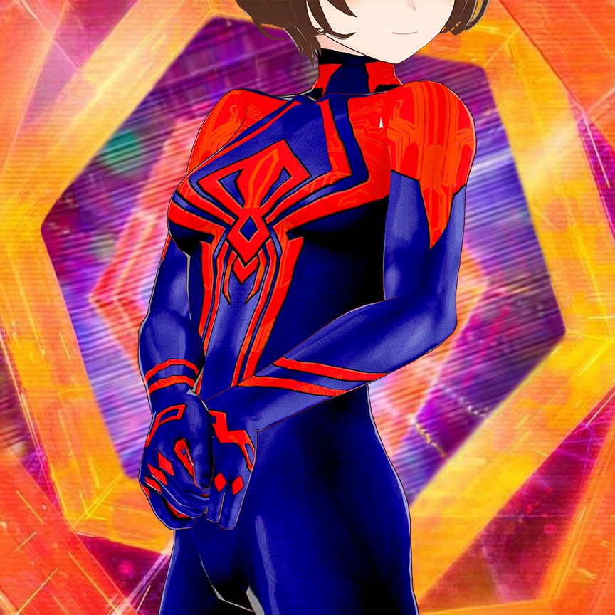 ใVRoidใ Spider-Man 2099 Across The Spider-Verse Costume Female